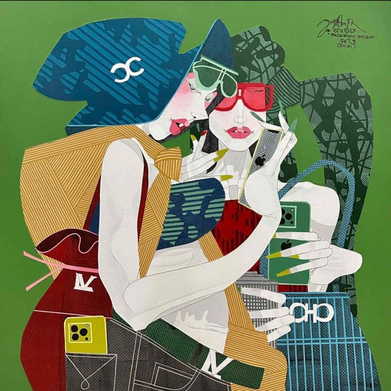Facebook Friend by Jeff Dizon - Art Circle Gallery