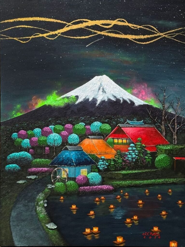 Obon Festival at Lake Kawaguchiko