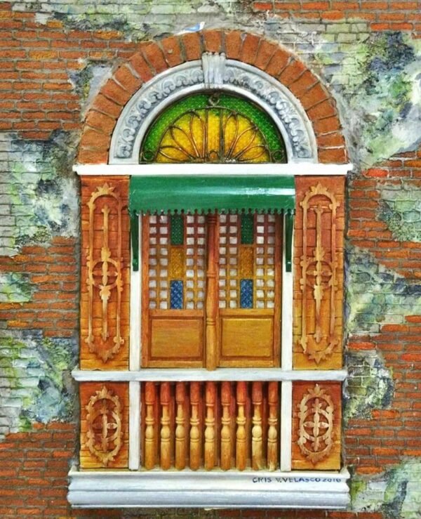 Old Window with Canopy