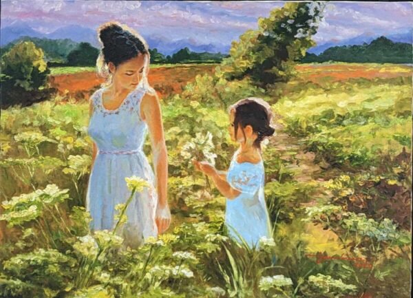 Mother and Child in the Garden