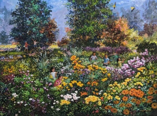 A Yard Full of Happy Children