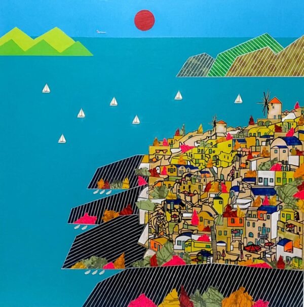 Summertime at Santorini, Greece