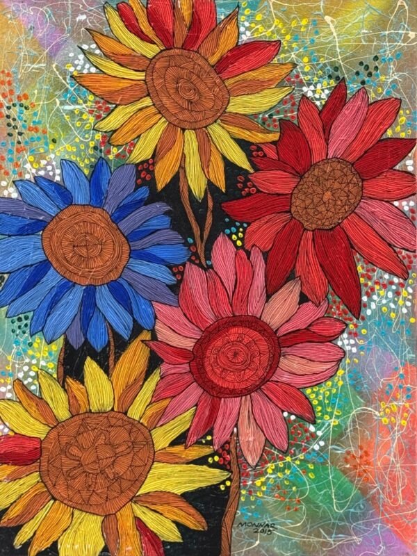 In the Company of Five Blooms