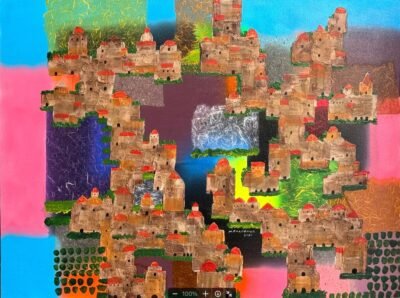 Old City Along The French Riviera