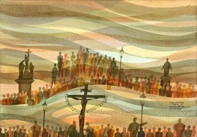 Charles Bridge 17th Century Crucifixion (Prague)