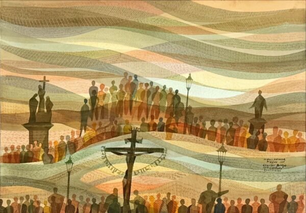 Charles Bridge 17th Century Crucifixion (Prague)