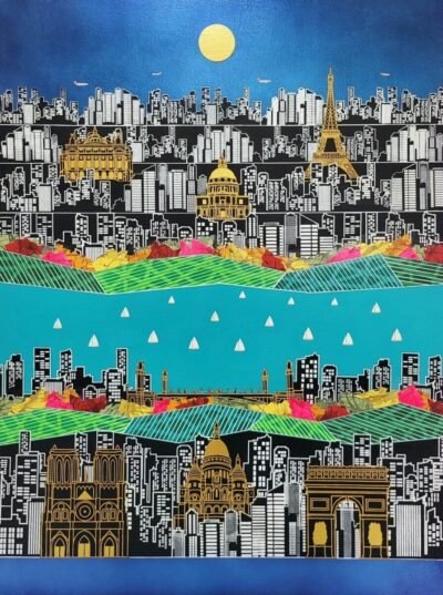 levi yu 29353 Moonlight Over Paris