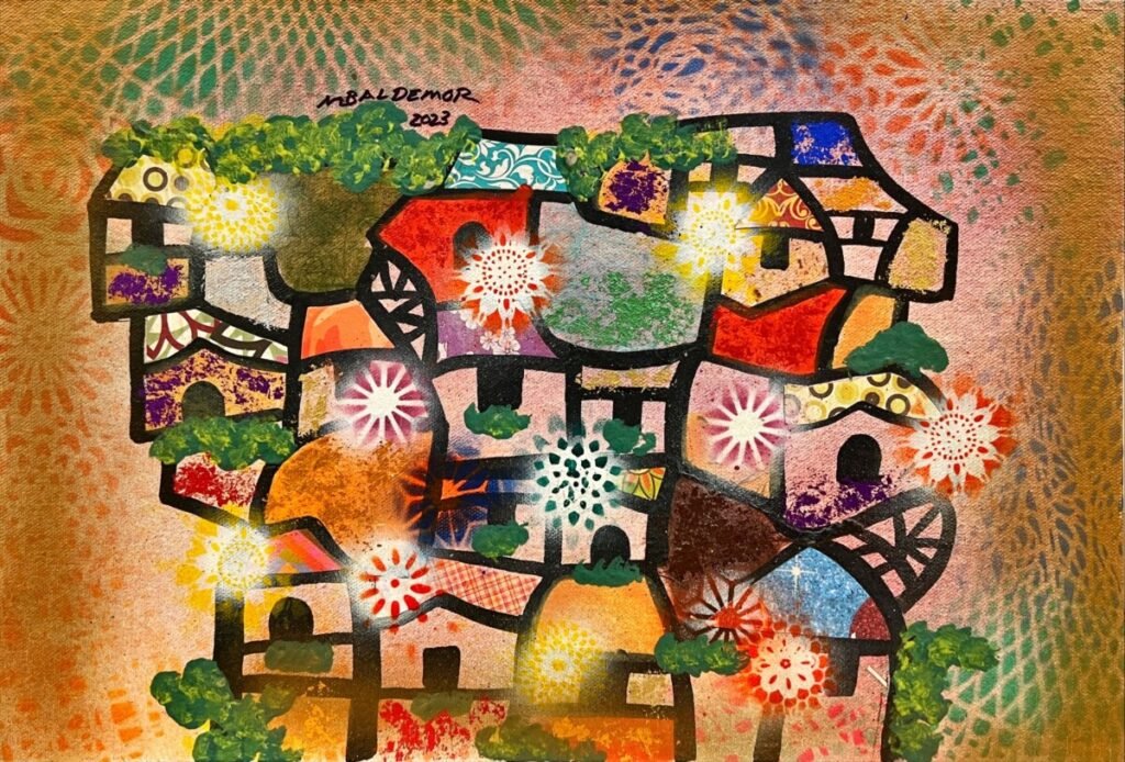 The Joyful Hillside by Manuel Baldemor Art Circle Gallery