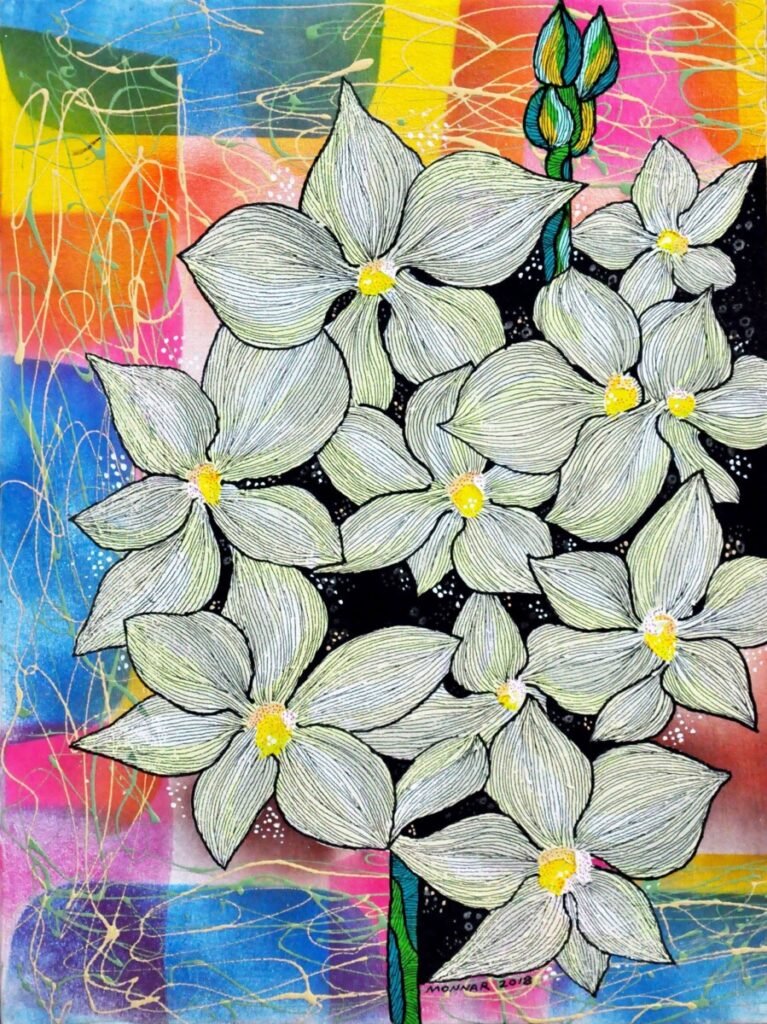 White – Flowered Orchids