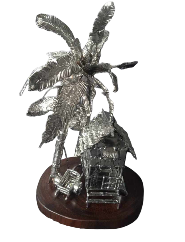 Bahay Kubo with Coconut Tree