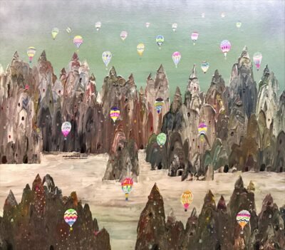 The Colors Of Life and Balloons on Cappadocian Landscape