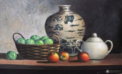 roland delos santos 19900 Blue and White