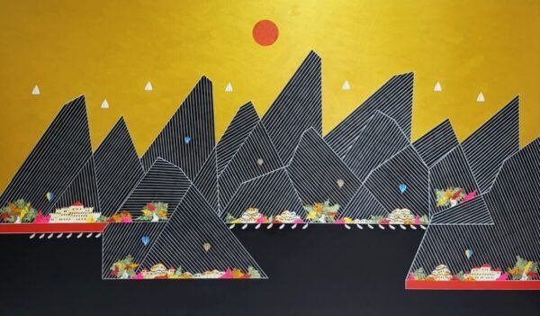 The Sun Over Monochrome Peaks