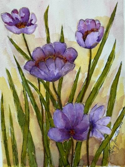 Kathy Garrido SG 15 Violet Blooms