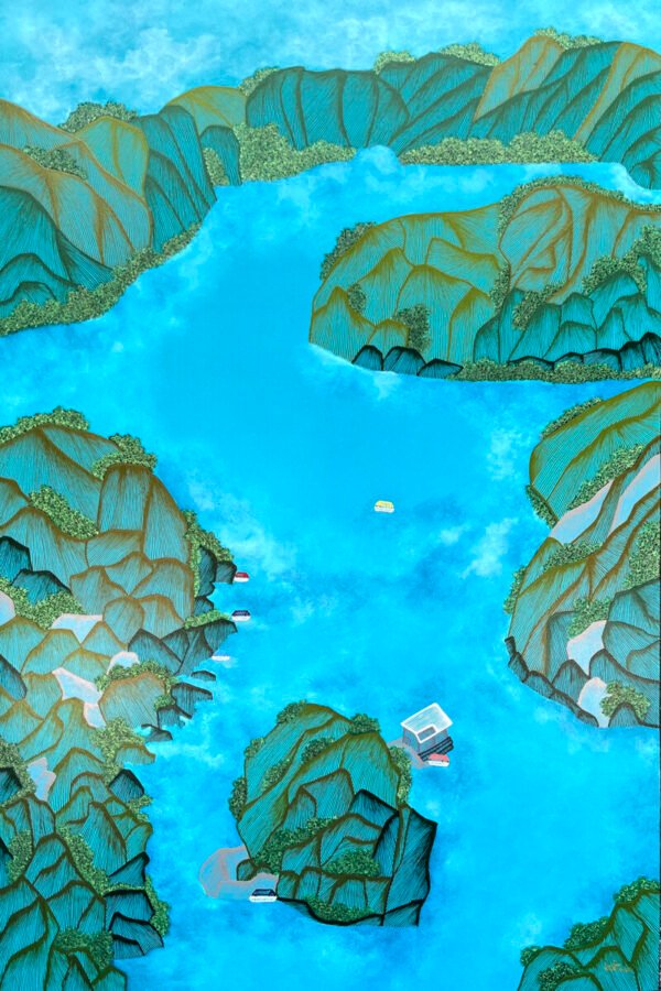 The Emerald Maze of Sugbu ( Blue Lagoon of Surigao Del Norte)