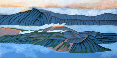 Mist Over the Volcanic Isle of Taal Lake