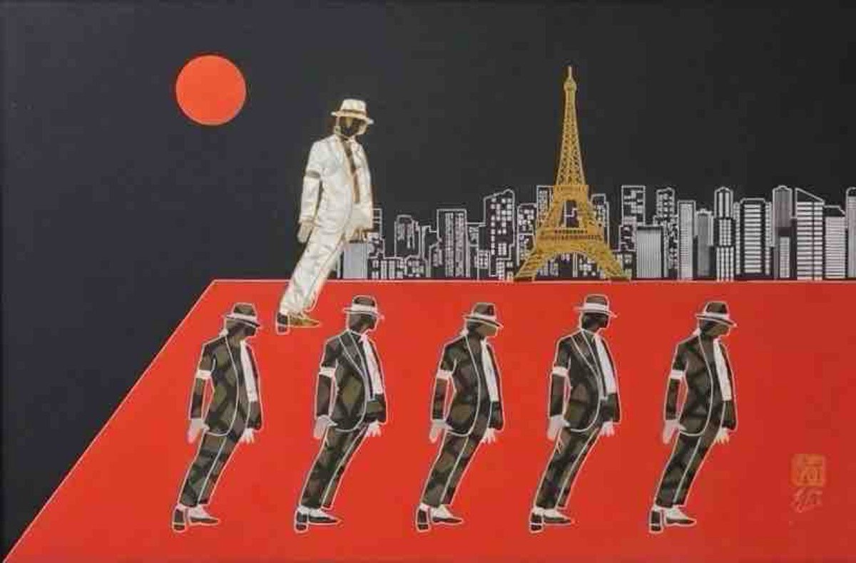 Smooth Criminal in Paris by Levi Yu - Art Circle Gallery