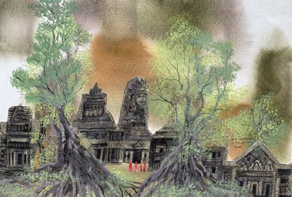 Labyrinth Towers of Trees of Angkor