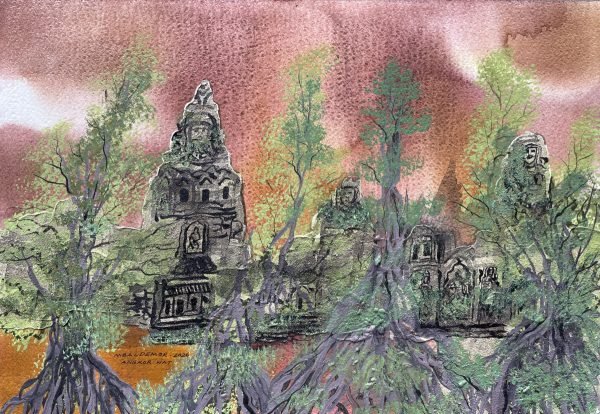 Giant Banyan Trees Covered The Ancient Ruins