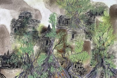 Skeletal Remains of The Great Angkor Temples