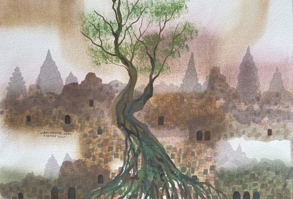 Flamboyant Mountain Temple