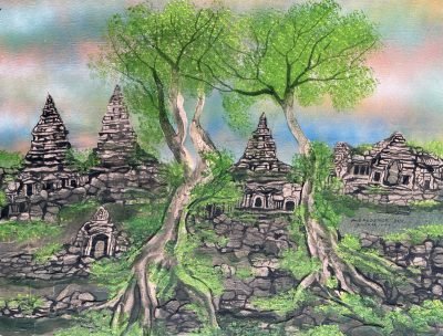 Significant Angkor Wat from the City of Gods